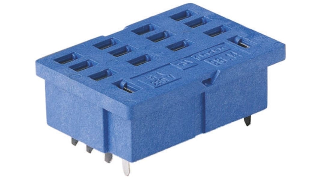 Finder Relaissockel zur Verwendung mit 56,34 96, 8 -Kontakt , Leiterplattenmontage, 250V ac