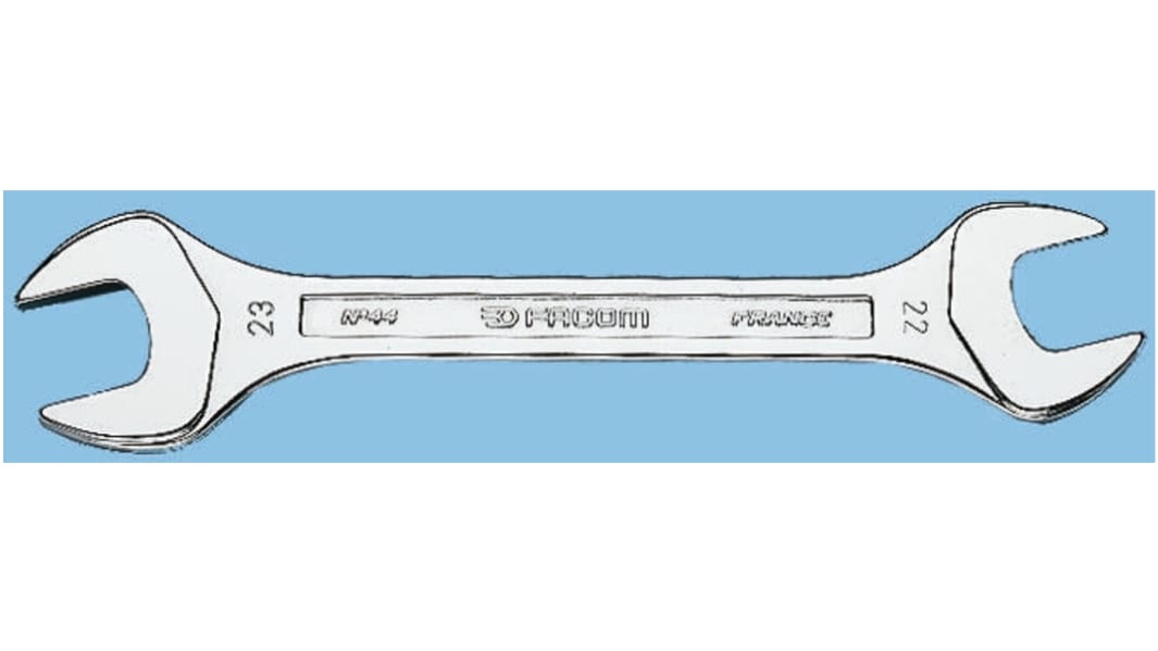 Klucz otwarty dwustronny Klucz płaski Facom długość 177 mm