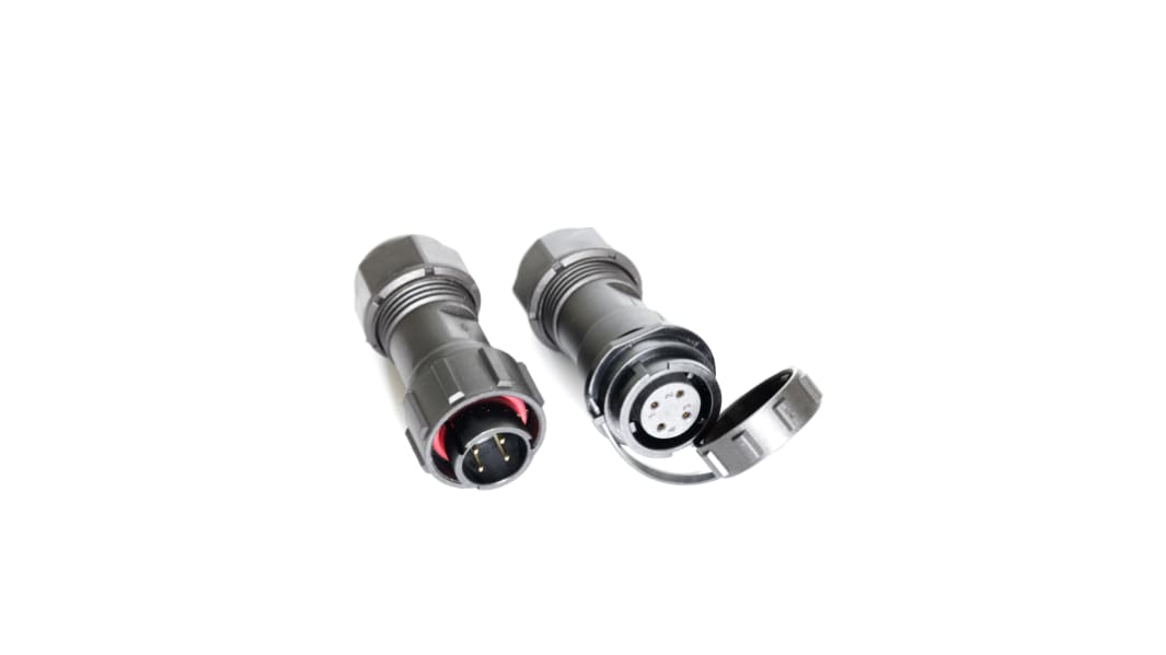 RS PRO Circular Connector, 2 Contacts, Cable Mount, Plug and Socket, Male and Female Contacts, IP67