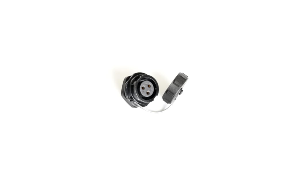 Connecteur circulaire RS PRO, Standard, 3 contacts, Montage avant, raccordement A souder