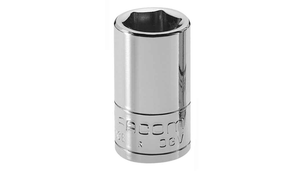 Facom ソケット 1/4インチ, ソケットサイズ:14mm, 長さ:22 mm