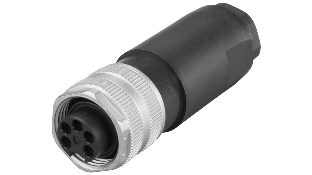 Siemens, Jack Cable Mount Circular Coaxial Connector, Screw Termination, Straight Body