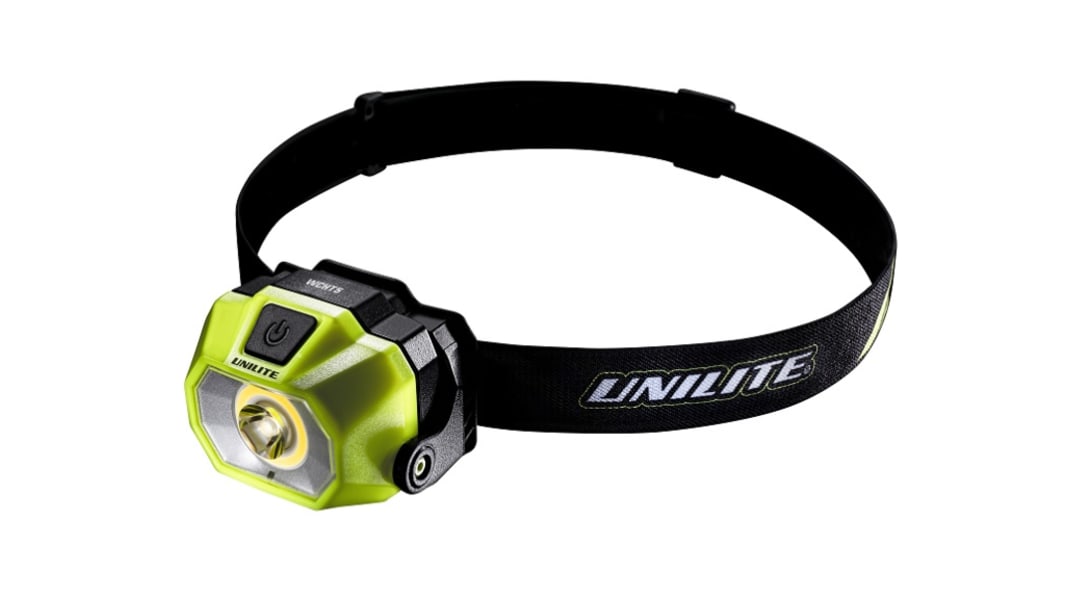 Linterna frontal Unilite WCHT5, 550 lm, alcance 84 m, recargable, batería Li-Po