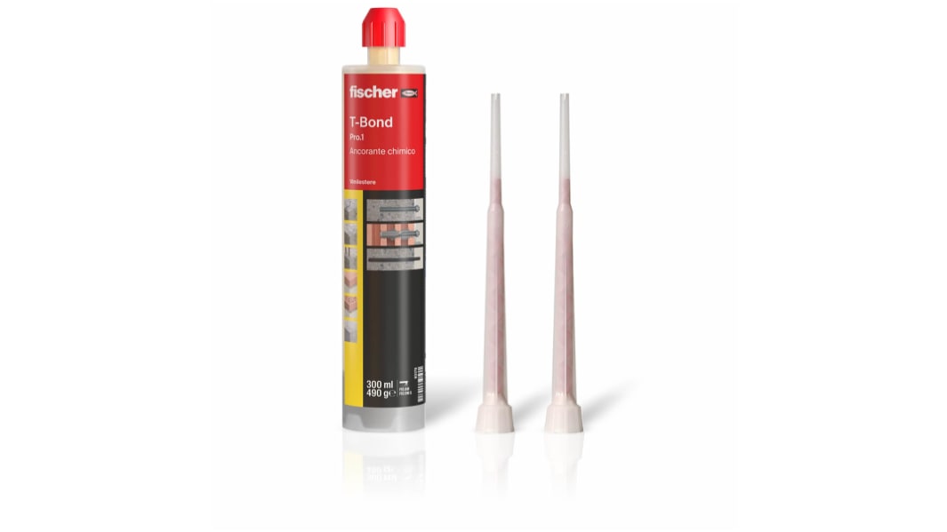 Resina di ancoraggio Fischer Fixings T-BOND Hybrid 300 K, Ancorante chimico
