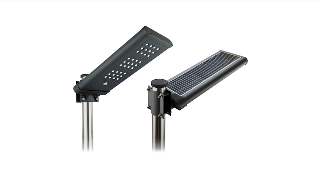 TradeTuff Eco Solar Solar LED Fluter 36 W, 7,4 V / 2000 lm, PIR, IPX5