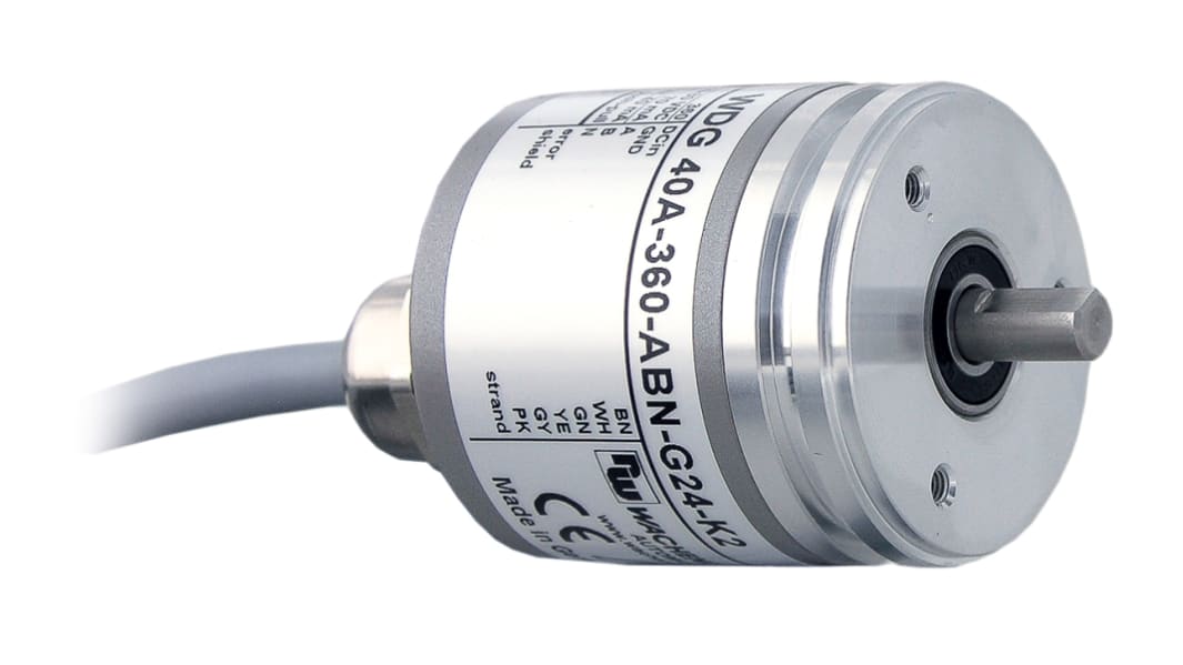 Wachendorff Inkremental Drehgeber Inkremental 360/U, 12000U/min, 10 → 30 V dc, Gegentakt Vollwelle
