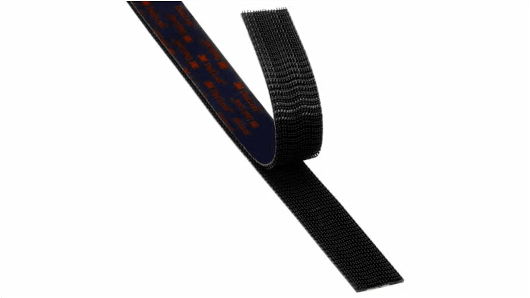 3M SJ3550CF Dual Lock Klettverschluss Druckverschluss, 50mm x 45.7m, Schwarz