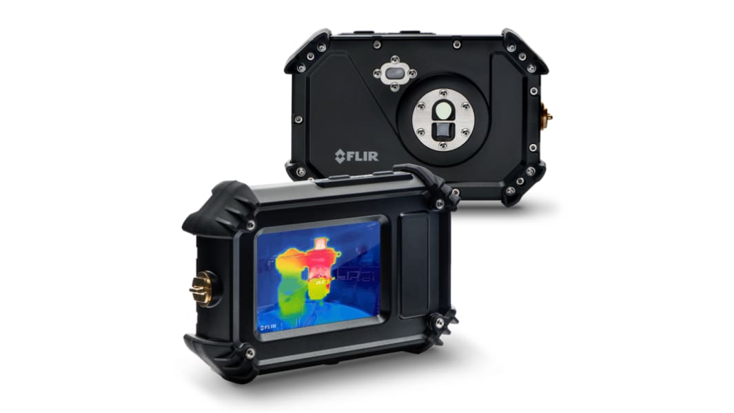 ±5% Hőkamera FLIR 160 x 120pixel, alkalmazás: Munkavédelem veszélyes környezetben, 168 x 112 x 42mm 0.1m Cx5 ATEX, -20