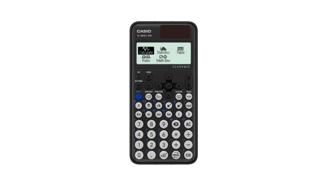 Calculatrice Scientifique Casio, piles et solaire