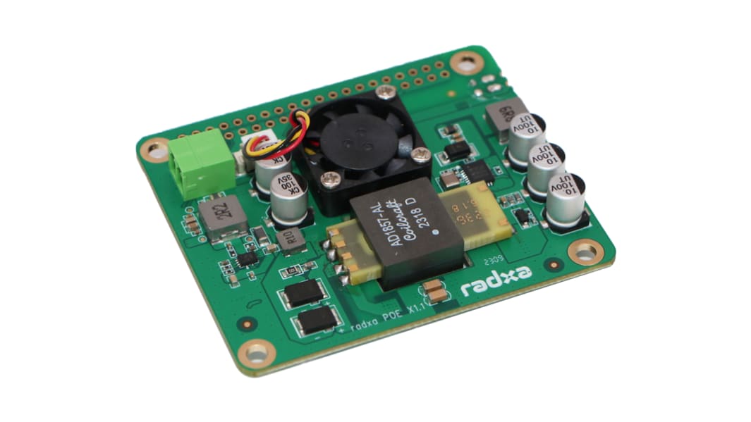 Okdo 25w PoE HAT til ROCK 3A/3B/3C/4C+/5A/5B Single Board Computere