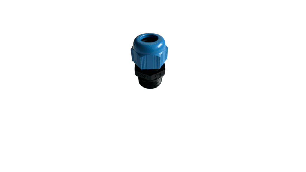 SIB SIB-TEC Series Blue Polyamide Cable Gland, M25 Thread, 12mm min., 18mm max., IP68