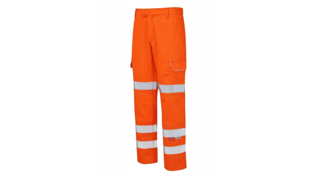 PULSAR PRARC07 Orange Hi-Vis Hi Vis Trousers 44in Leg Length 33in