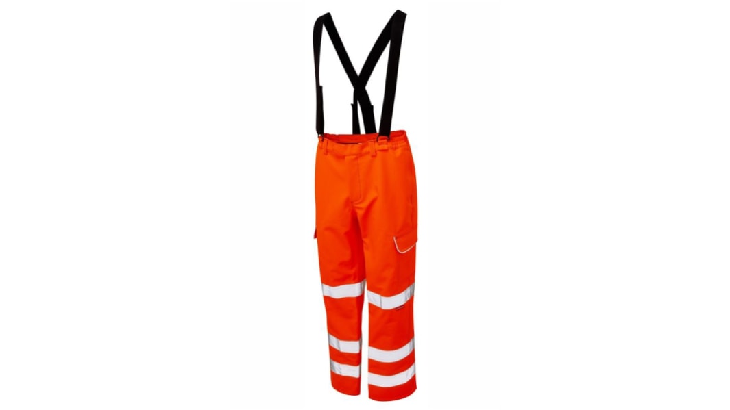 PULSAR Orange Reusable Hi Vis Overalls, L