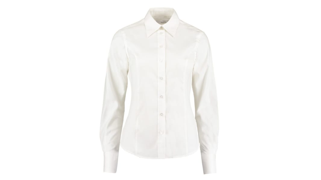 Kustom Kit KK702 White Cotton, Polyester Shirt