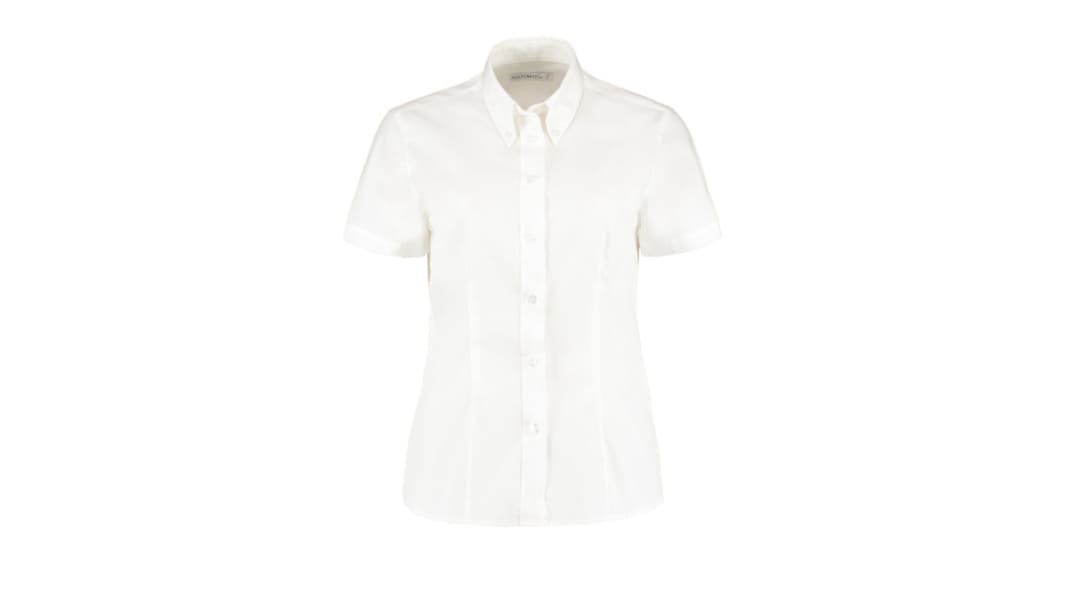 Kustom Kit KK701 White Cotton, Polyester Shirt