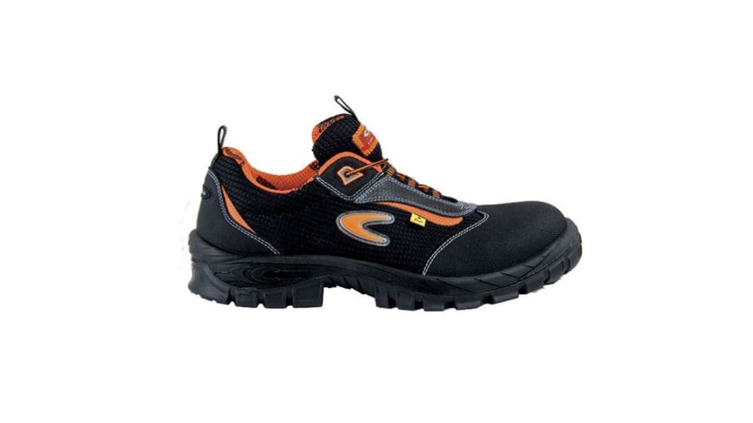 Cofra Sicherheitshalbschuhe Schwarz, mit Zehen-Schutzkappe, Größe 42 / UK 8