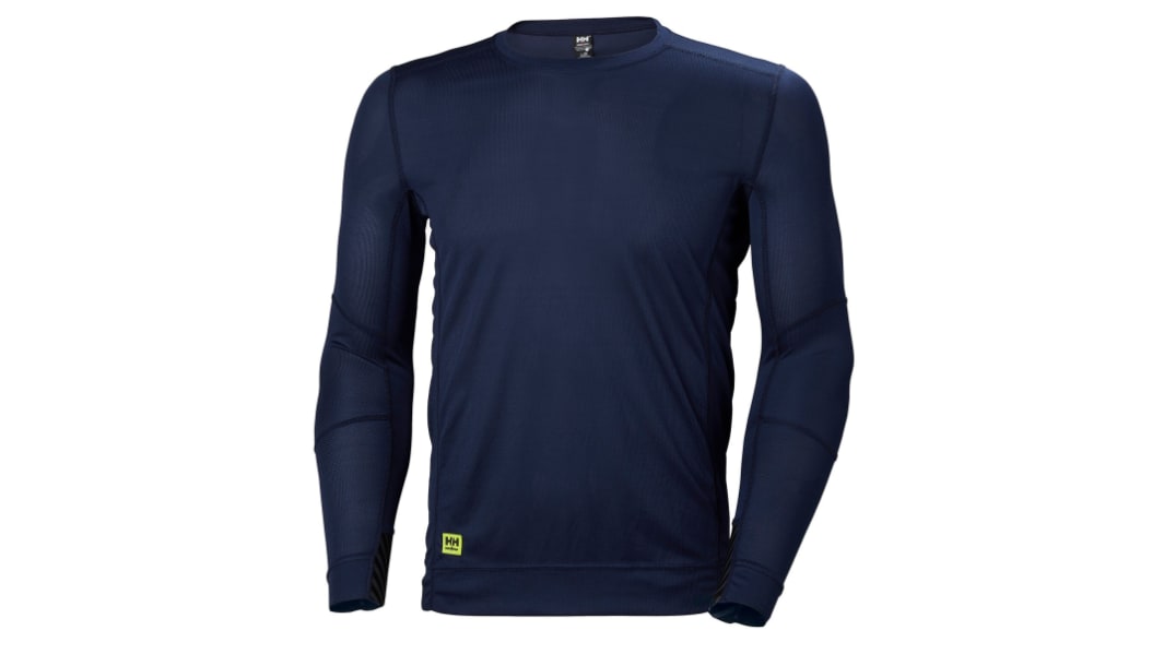 Top Baselayer HH Lifa Crew Neck Navy - 3