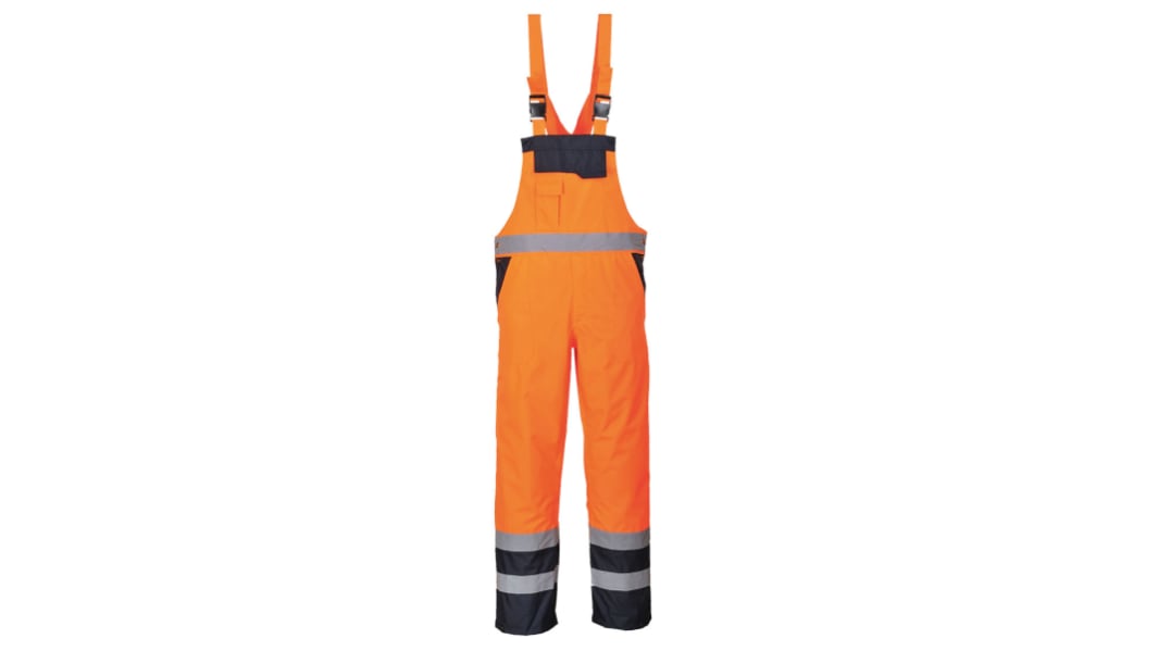 Combinaison Réutilisable Portwest, Unisexe, Taille L Orange/bleu marine