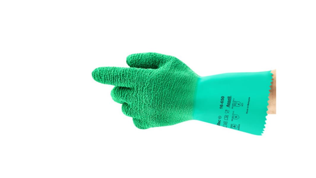 Gloves Gladiator Green Fully Coated Gaun