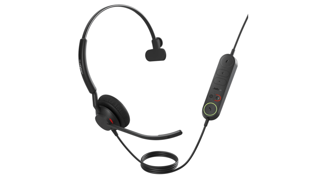 Jabra Engage 40 On-Ear-Headset USB Schwarz Verdrahtet