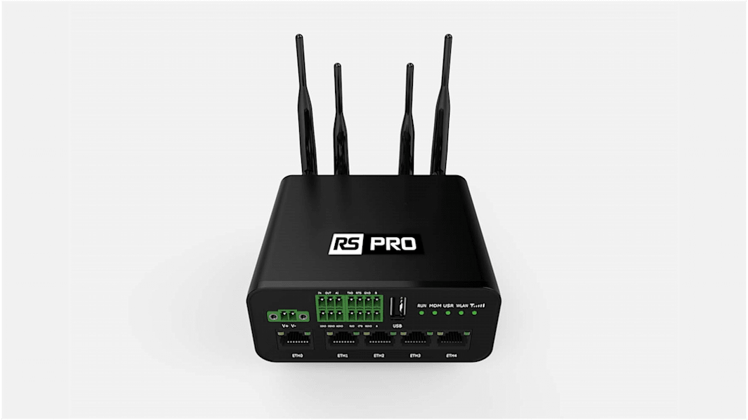 Router Wi-Fi RS PRO, 5 porte LAN, 300Mbit/s, 2.4GHz, IEEE 802.11 a/b/g/n, Ethernet, Wi-Fi