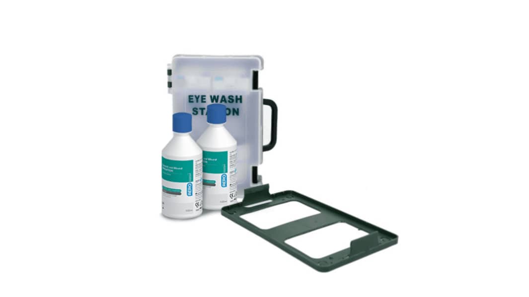 RS PRO Wall Mounted Eye Wash Station, 500 ml