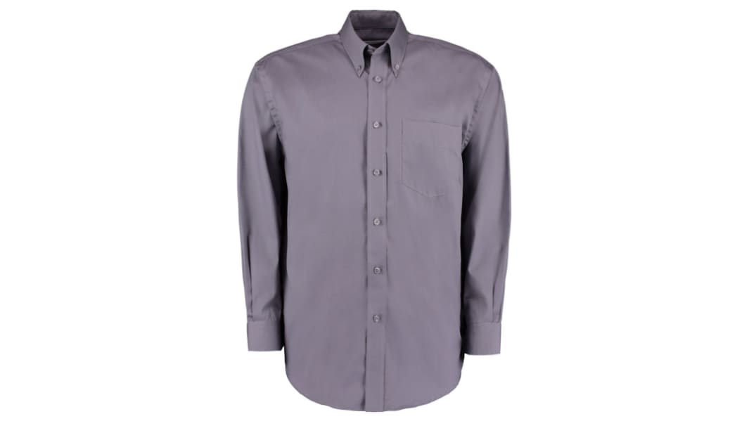 Kustom Kit KK105 CHARCOAL / Grey Cotton, Polyester Shirt