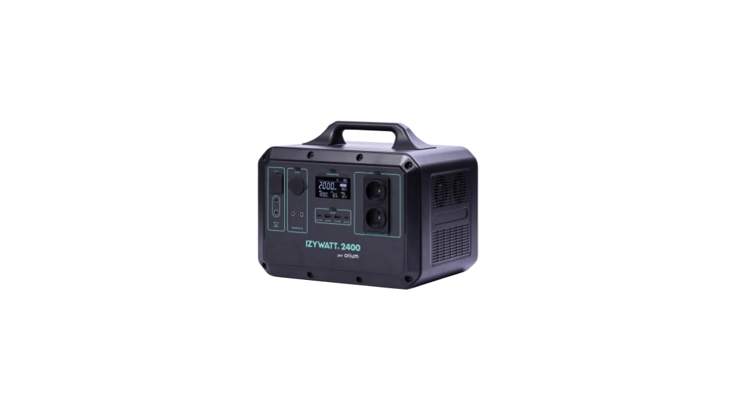 Station d'énergie portable IZYWATT 2400, Vin 230V, Vout 230V, 2400W