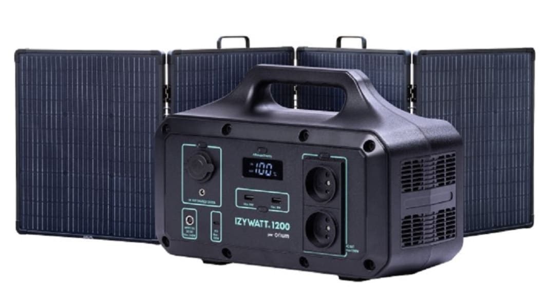 Przenośna stacja zasilania Pack, Pwe: 1200W, Uwe: 230V, Uwy: 230V, l. faz: 1, IZYWATT 1200, 50 Hz
