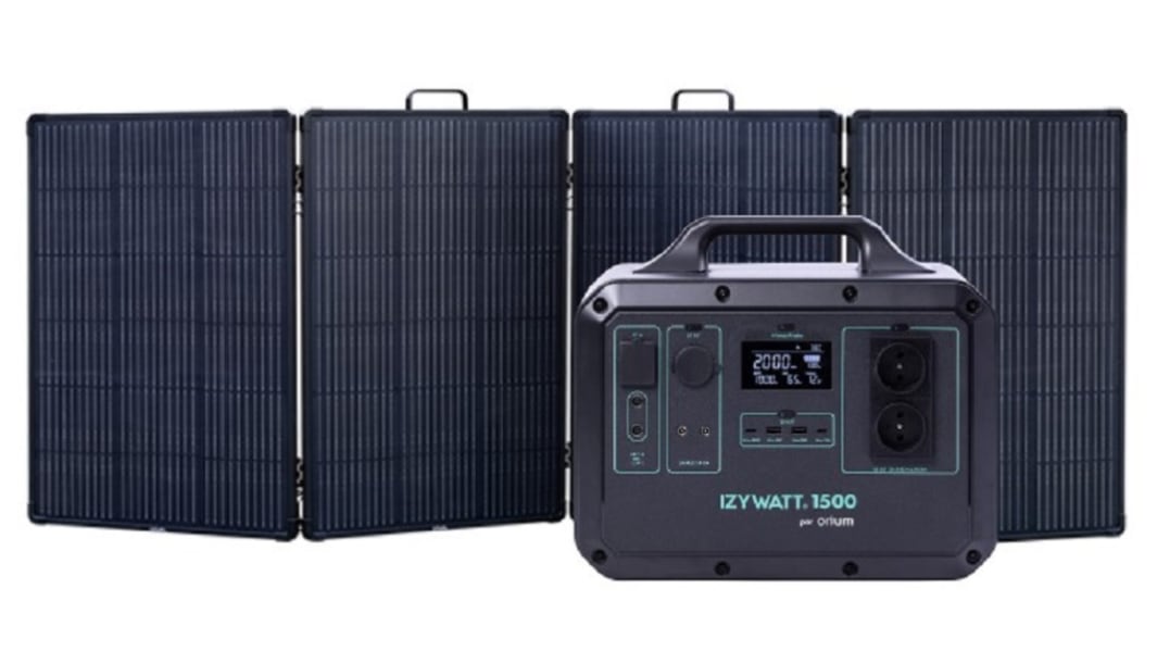 Station IZYWATT 1500 + Panneau solaire p