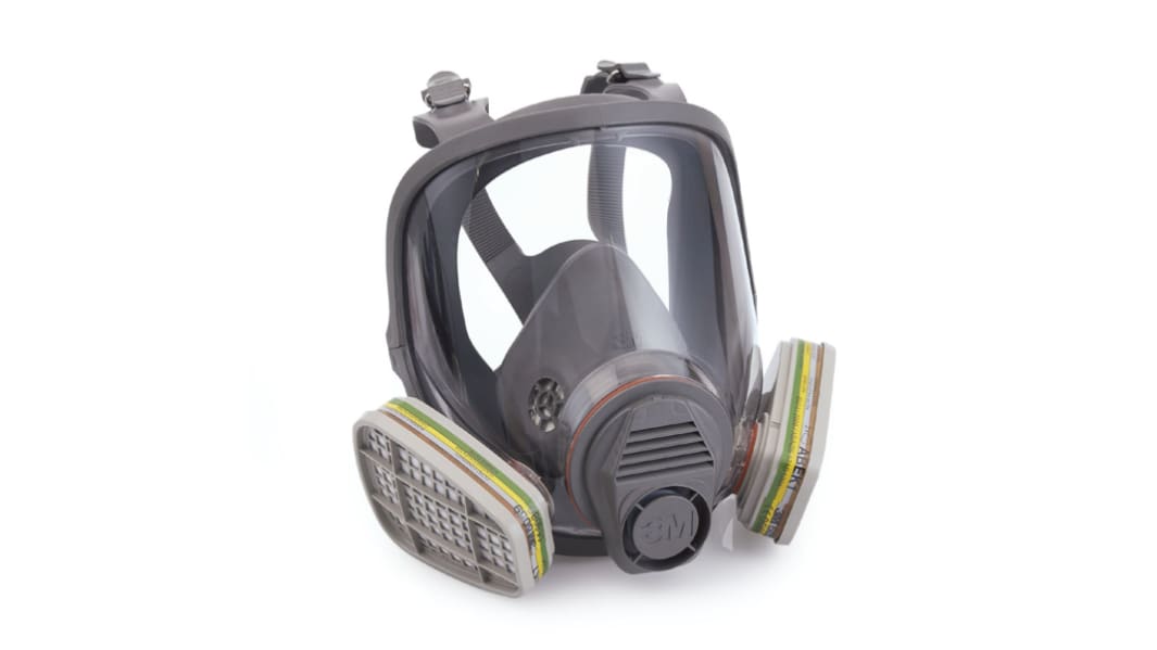 3M 6000 Series Full-Type Respirator Mask, Size Small