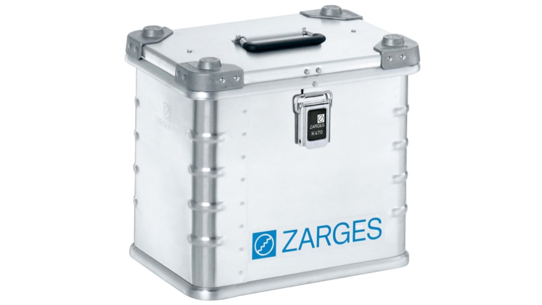 Malette de transport Zarges K 470 en Aluminium, Dimensions externes 340 x 400 x 300mm , étanche
