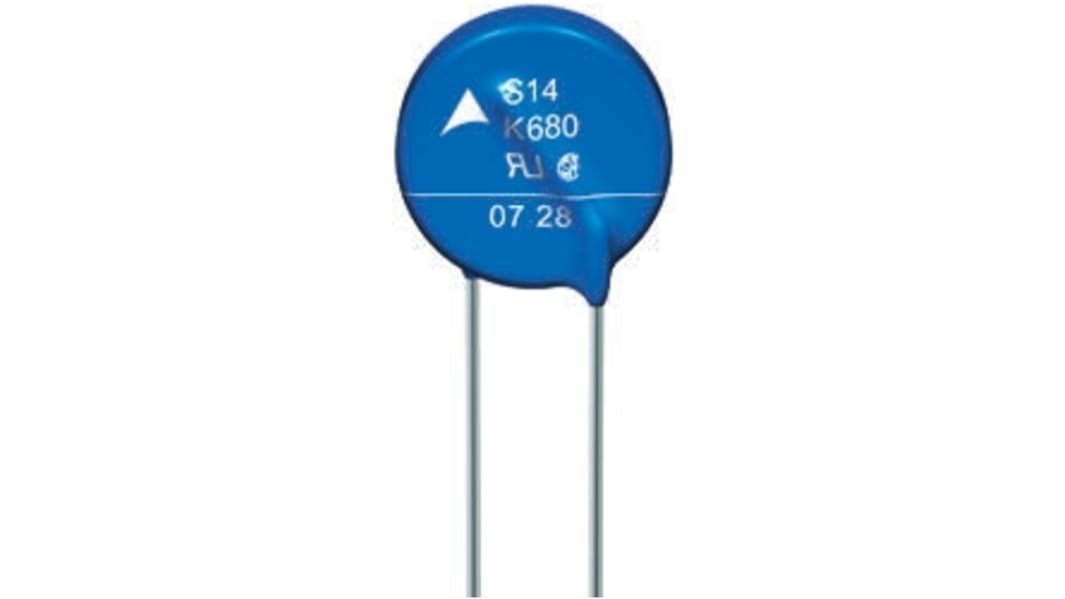 EPCOS 酸化金属バリスタ, 510V, 420V 最大DC, 320V 最大AC, 6000A, 280pF, AdvanceD-MP