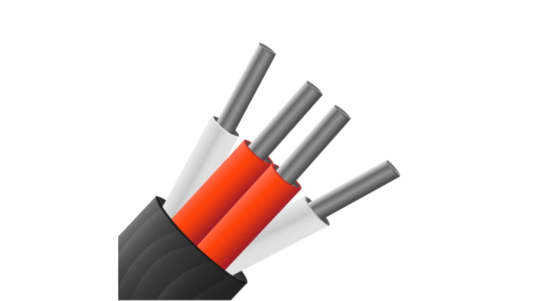 Cable para termorresistencias (RTD) RS PRO para  RTD, temp. máx. +260°C, long. 25m, aislamiento de