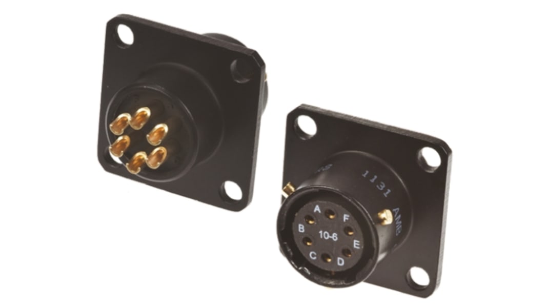 Amphenol Limited, 62LC, Copper 26 Way Panel Mount MIL Spec Circular Connector, Socket Contacts,Shell Size 16, Bayonet