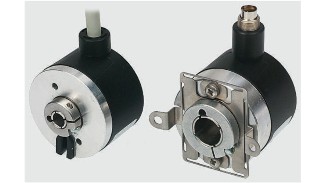 Baumer BHK Inkremental Drehgeber Optisch 1024/U, 12000U/min, 5 V dc, RS422, TTL Hohlwelle mit Ø 12mm Schaft
