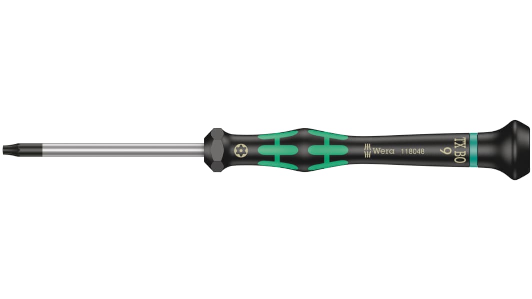 Tournevis de précision Wera, pointe Torx de sécurité T9