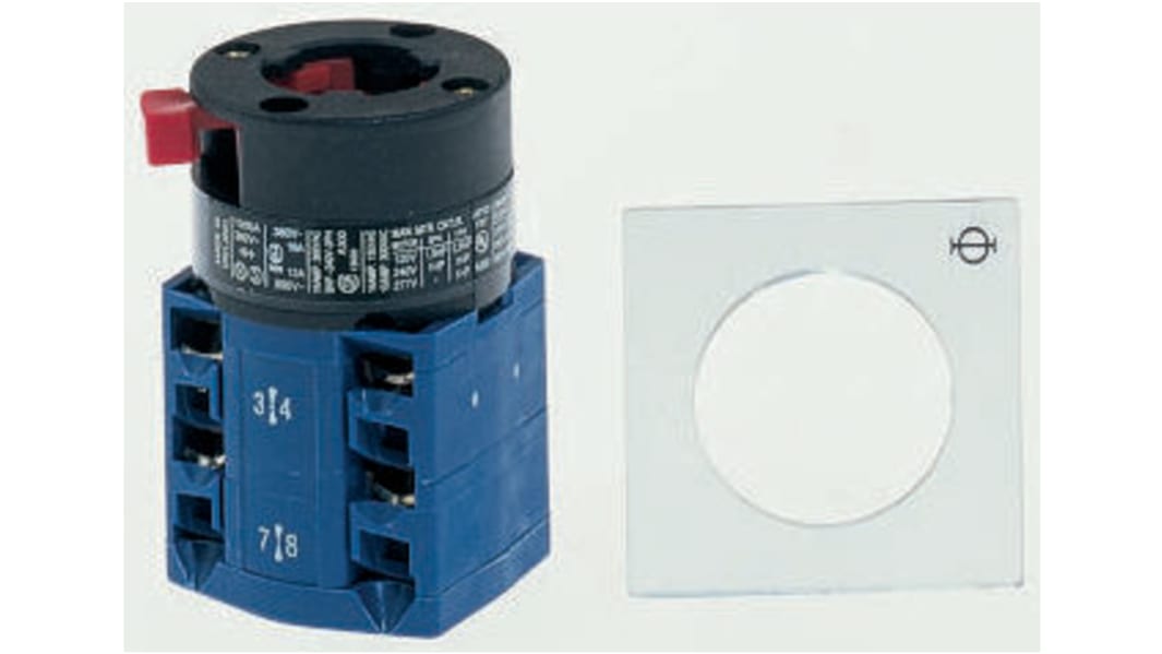 Interruttore Cam Kraus & Naimer CAD11.A230/GBA001.*FT, monopolare, 3 posizioni, 6A