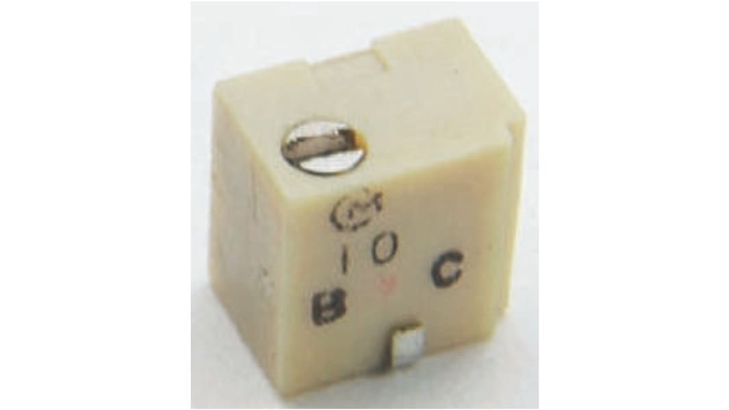 Bourns Trimpotentiometer 100Ω ±10% ±150ppm/°C 0.25W 12-omgangs, SMD, J-Hook, PVG5A Serien