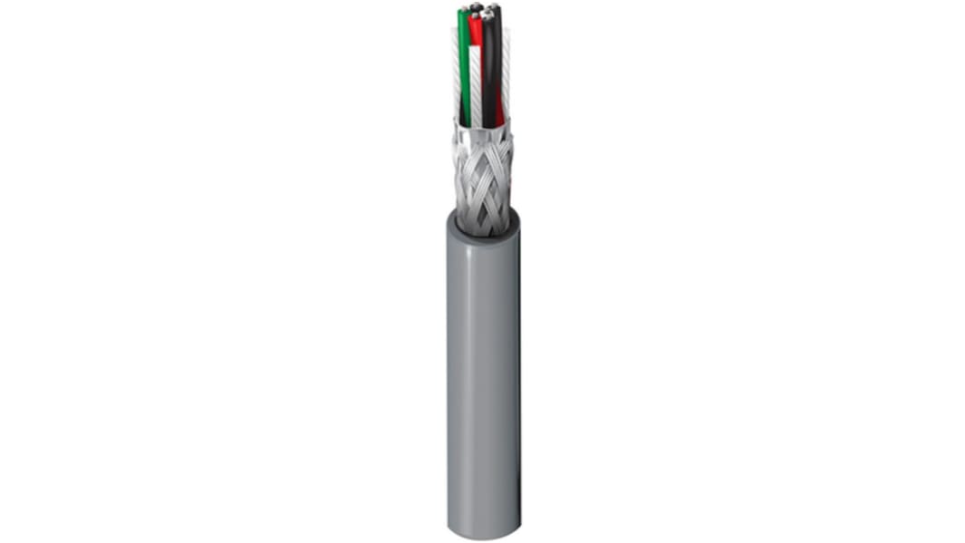 Belden 9843 Series Data Cable, 3 Pairs, 6 Cores, 0.2 mm², Screened, 24 AWG, 152m, Screened Shield, RS-485 Cable