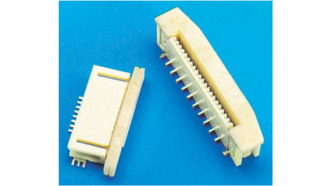 Molex 52435 FPC-Steckverbinder, 22-polig / 1-reihig, Raster 0.5mm Lötanschluss