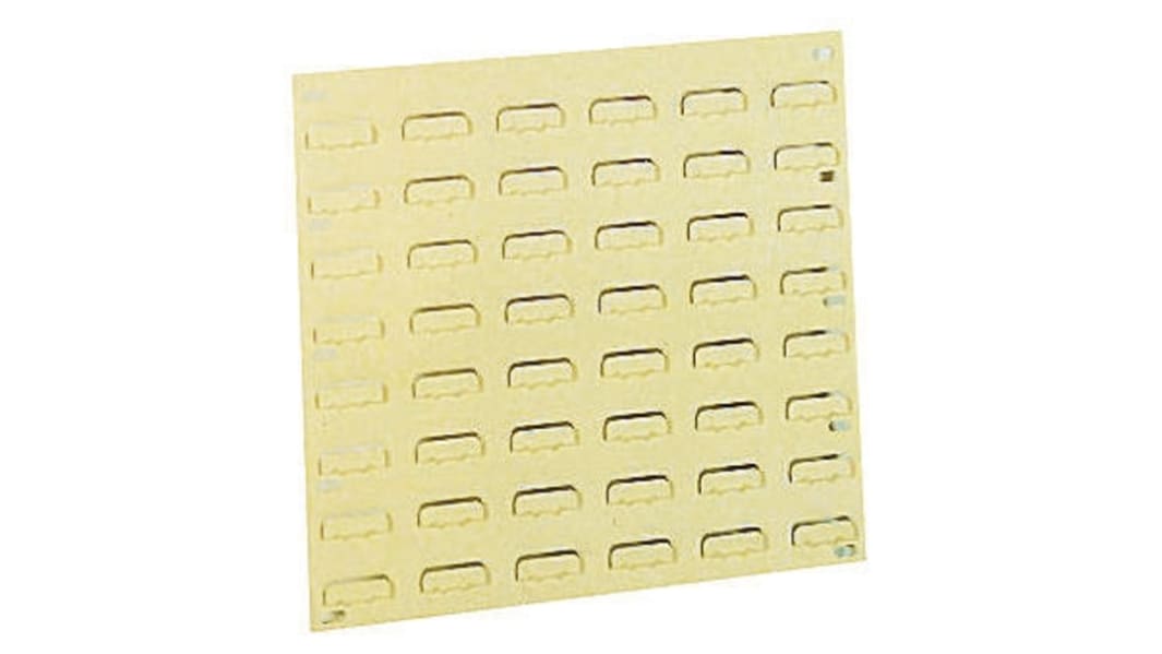 RS PRO Aufbewahrungseinheit mit geschlitzten Platten Sandstein Polypropylen, 1000mm x 1000mm