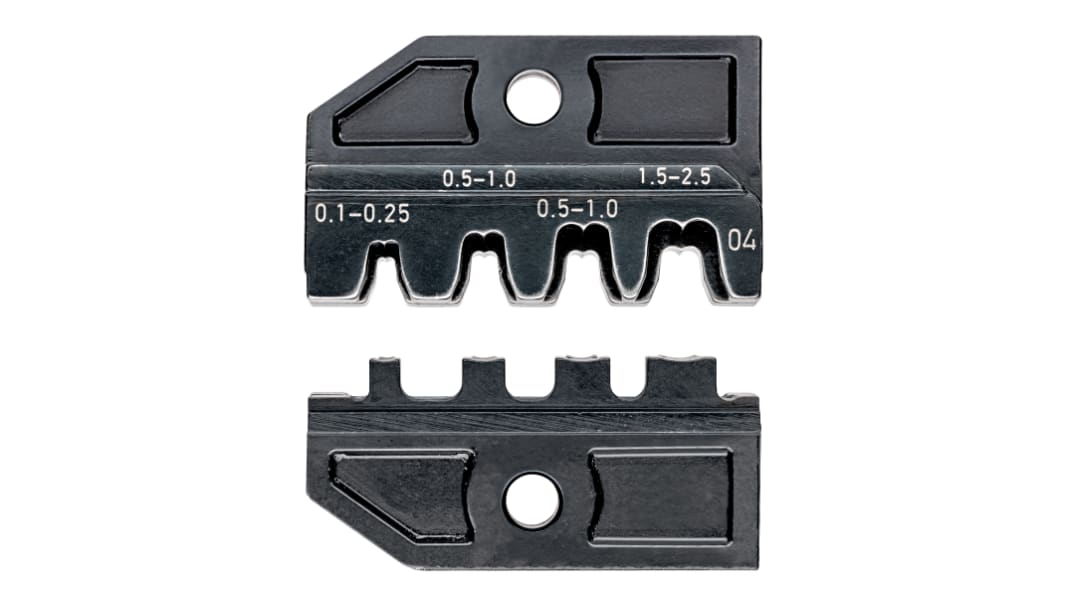 Knipex, 97 Crimping Die Set, Open Plug Type
