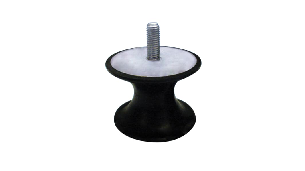 Supporto antivibrazione Paulstra Hutchinson in Gomma naturale, M10, Ø 60mm, H. 110mm