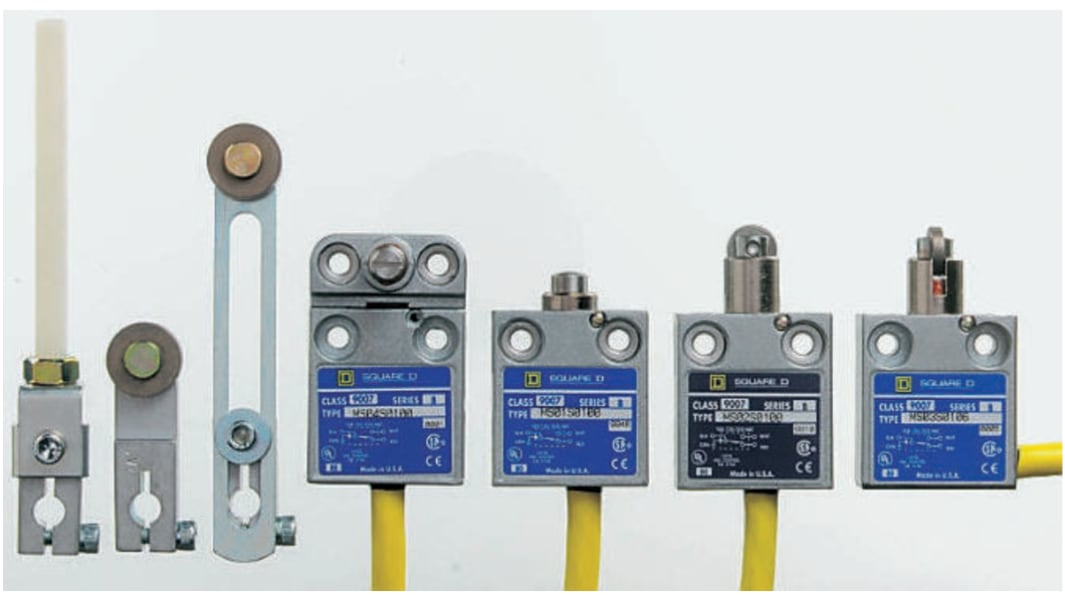 Telemecanique Sensors 9007 Series Lever Limit Switch, NO/NC, IP67, SPDT, Die Cast Zinc Housing, 240V ac Max, 10A Max
