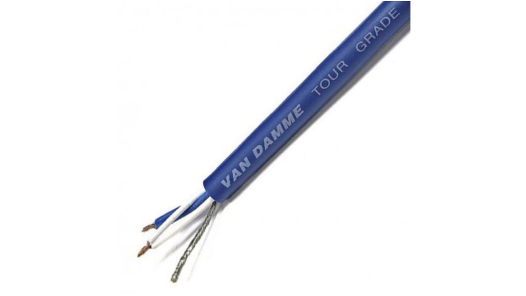 Van Damme Audiokabel Mikrofonkabel 0,21 mm PE, Außen-ø 6mm, L. 100m