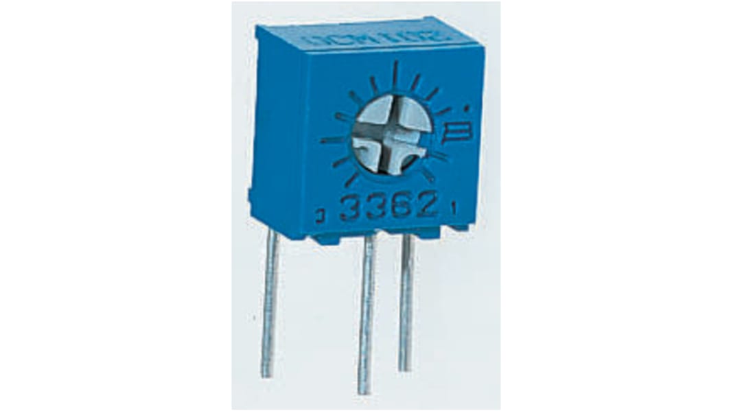 Bourns Trimpotentiometer 200kΩ ±10% ±100ppm/°C 0.5W, Hulmontering, Ben, 3362 Serien