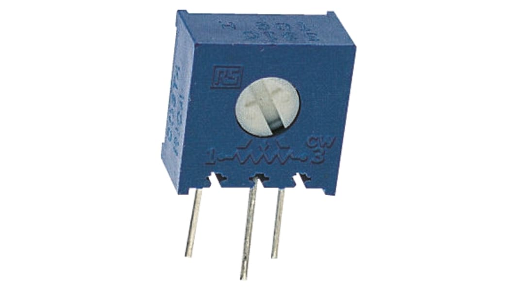 Bourns Trimpotentiometer 50Ω ±10% ±100ppm/°C 0.5W, Hulmontering, Loddeben, 3386 Serien