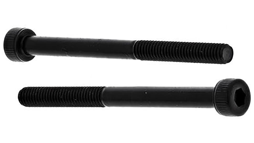 Holo-Krome Black, Self-Colour Steel Hex Socket Cap Screw, DIN 912, M3 x 20mm