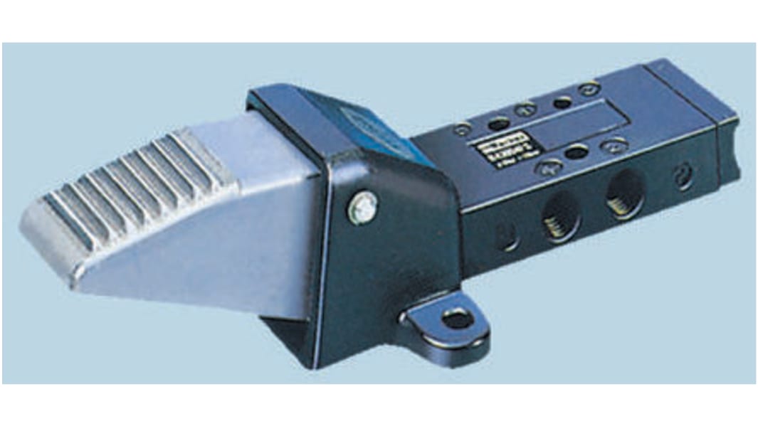 Parker Pedal 5/2 Pneumatic Manual Control Valve B53 Series, G 1/4, 1/4in, III B